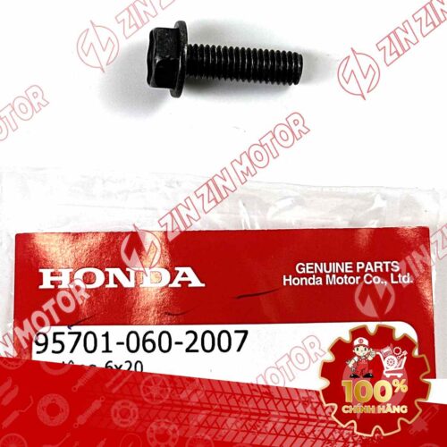 Alternative view of BU LÔNG LỤC GIÁC 6X20MM DÙNG CHUNG NHIỀU LOẠI XE HONDA 957010602007 CHÍNH HÃNG