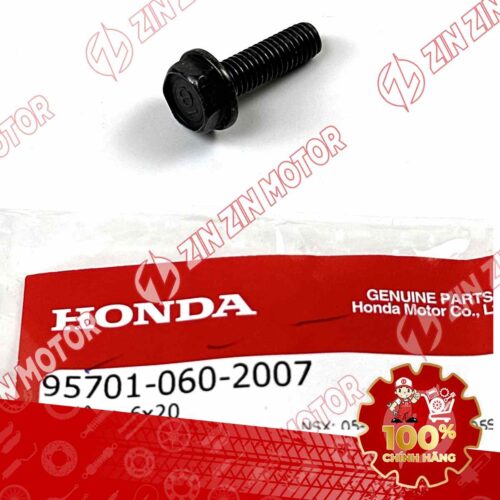 BU LÔNG LỤC GIÁC 6X20MM DÙNG CHUNG NHIỀU LOẠI XE HONDA 957010602007 CHÍNH HÃNG