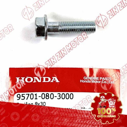 Alternative view of BU LÔNG LỤC GIÁC 8X30MM DÙNG CHUNG NHIỀU LOẠI XE HONDA 957010803000 CHÍNH HÃNG