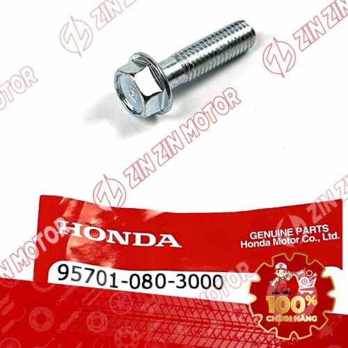 BU LÔNG LỤC GIÁC 8X30MM DÙNG CHUNG NHIỀU LOẠI XE HONDA 957010803000 CHÍNH HÃNG