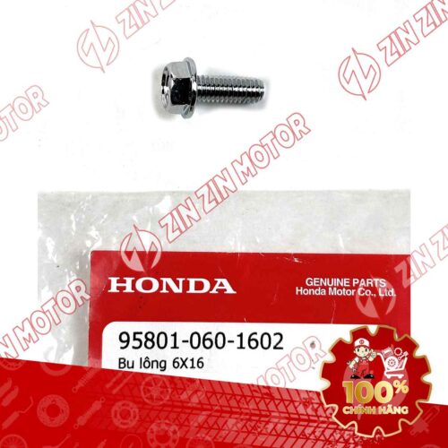 Alternative view of BU LÔNG MẶT BÍCH 6X16MM DÙNG CHUNG NHIỀU LOẠI XE HONDA 958010601602 CHÍNH HÃNG