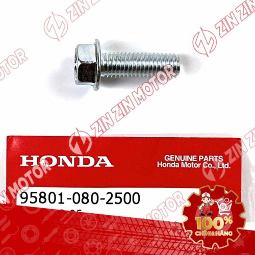 Alternative view of BU LÔNG MẶT BÍCH 8X25MM DÙNG CHUNG NHIỀU LOẠI XE HONDA 958010802500 CHÍNH HÃNG