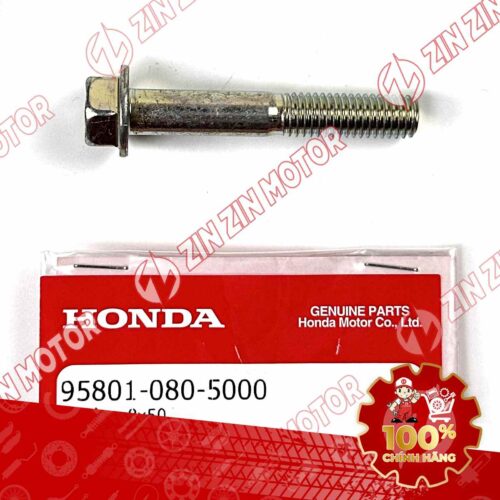 Alternative view of BU LÔNG MẶT BÍCH 8X50MM DÙNG CHUNG NHIỀU LOẠI XE HONDA 958010805000 CHÍNH HÃNG