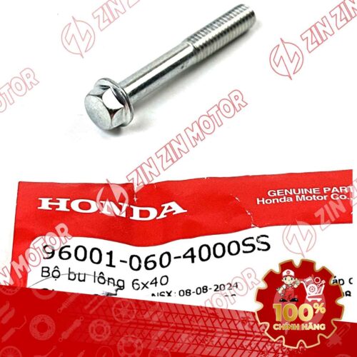 BU LÔNG MẶT BÍCH 6X40MM DÙNG CHUNG NHIỀU LOẠI XE HONDA 960010604000 CHÍNH HÃNG