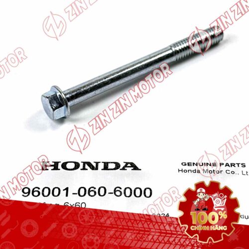 Alternative view of BU LÔNG MẶT BÍCH 6X60MM DÙNG CHUNG NHIỀU LOẠI XE HONDA 960010606000 CHÍNH HÃNG