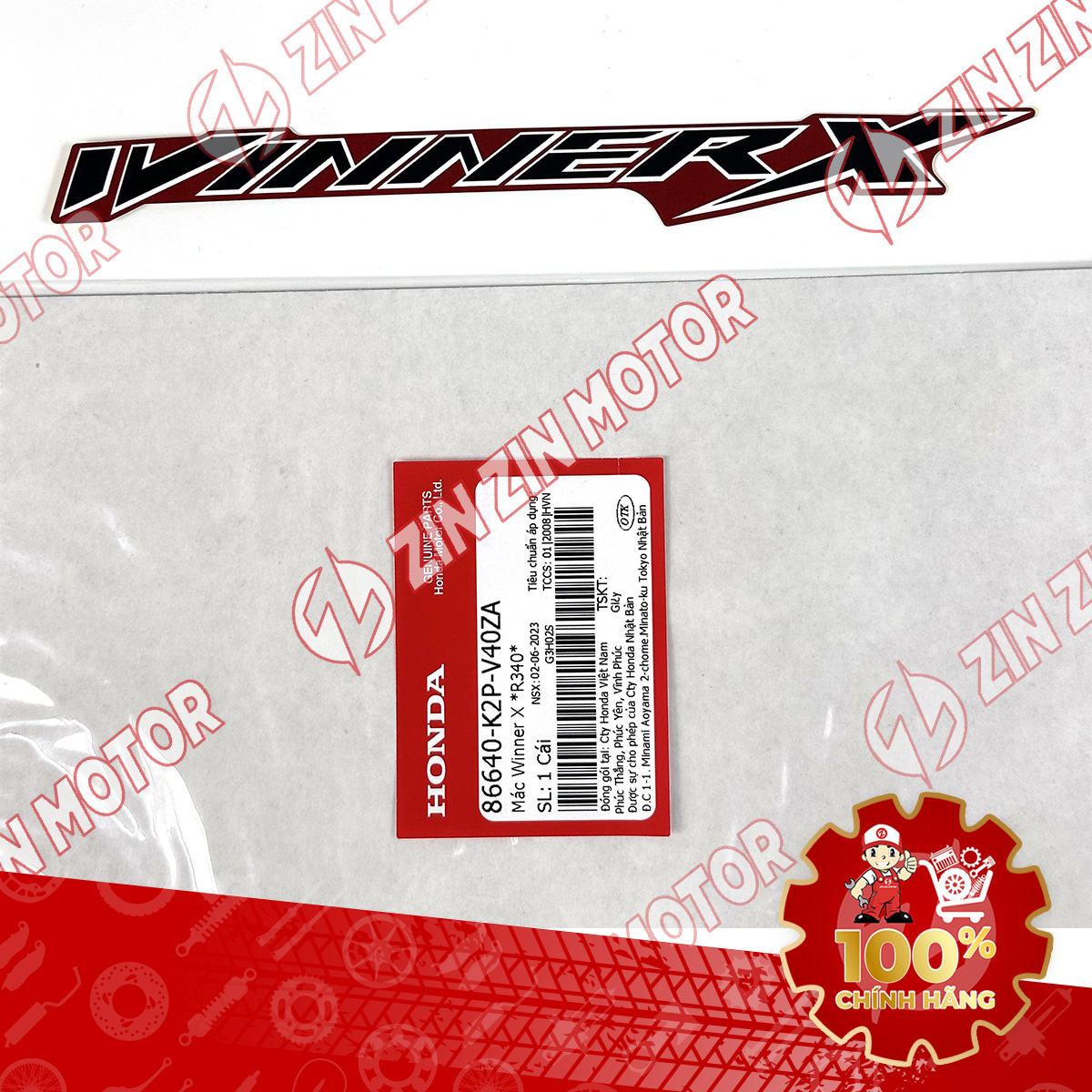 Mac, Tem Chữ Winner X V2 2019+