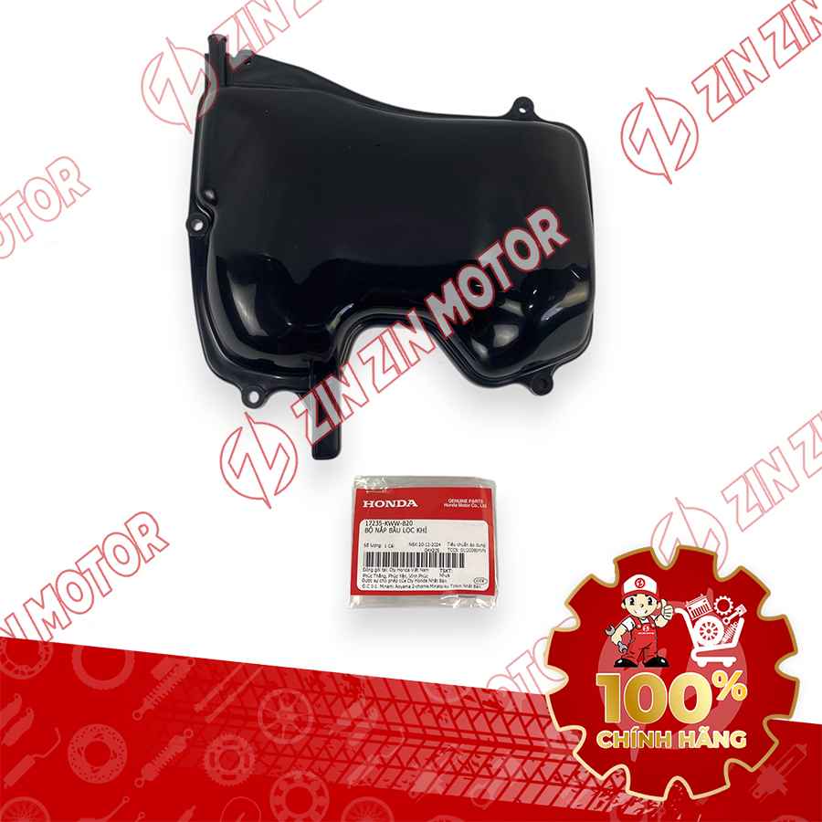 NẮP PÔ E, ỐP LỌC GIÓ WAVE ALPHA 2017 - 2023 2024 - 2025, WAVE BLADE 110 17235KWWB20 CHÍNH HÃNG