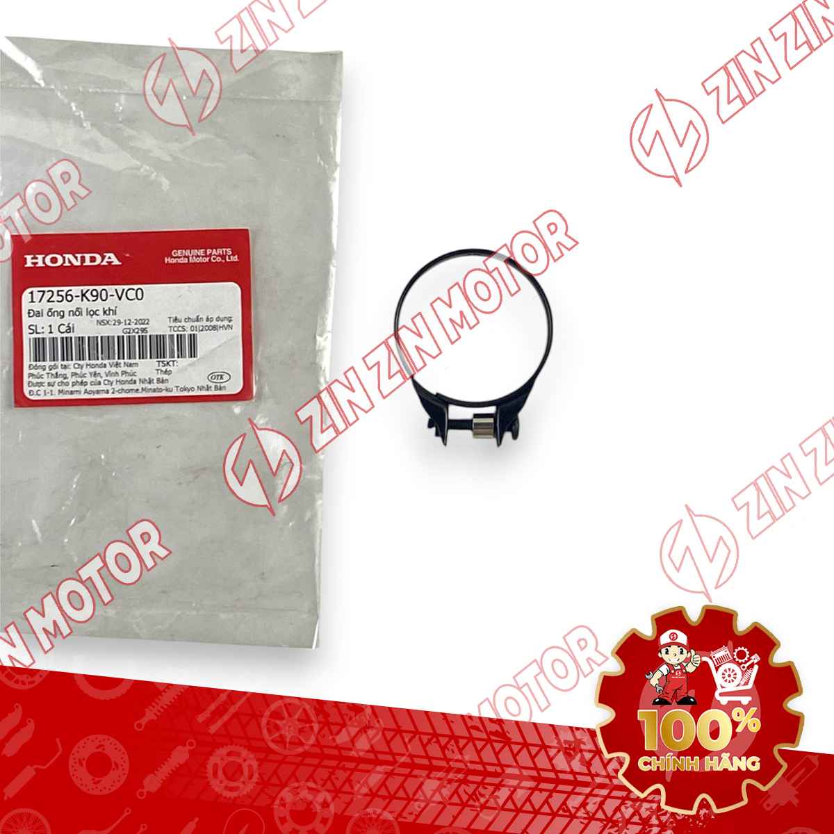 CỔ DÊ, ĐAI KẸP CỔ HÚT GIÓ WAVE RSX 2019 2020 2021 2022 2023 17256K90VC0 CHÍNH HÃNG