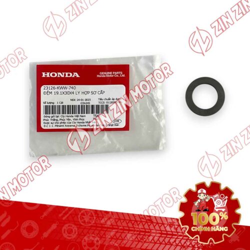 BẠC LÓT, LÔNG ĐỀN CHUÔNG NỒI TRƯỚC WAVE RSX 2019 2020 2021 2022 2023 , WAVE ALPHA 2017 - 2023 2024 - 2025, WAVE BLADE 110 23126KWW740 CHÍNH HÃNG