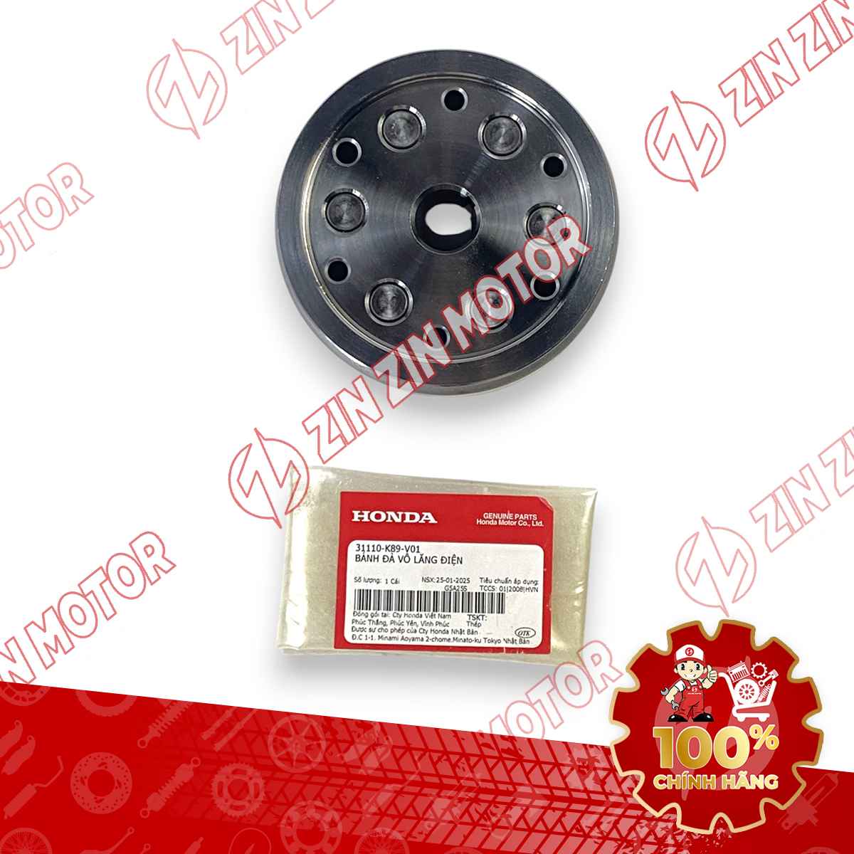 WALANG MÂM LỬA, VÔ LĂNG ĐIỆN WAVE ALPHA 2017 - 2023 2024 - 2025 MÃ 1 ĐỜI TỪ 2017 - 2023, WAVE BLADE 110 31110K89V01 , 31110K89V91 CHÍNH HÃNG