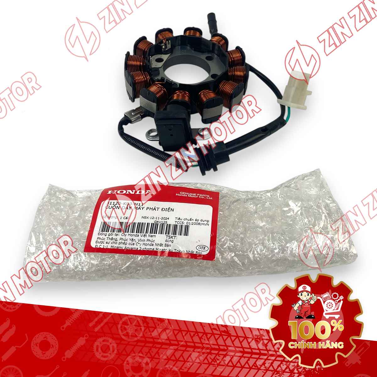 CUỘN LỬA, MÂM LỬA WAVE RSX 2019 2020 2021 2022 2023 31120K03H11 CHÍNH HÃNG