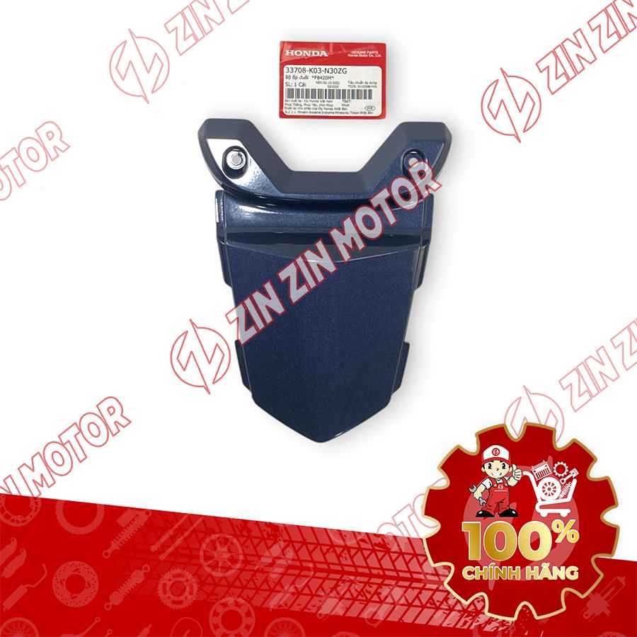 NẮP ỐP ĐUÔI SAU WAVE RSX 2019 2020 2021 2022 2023 XANH XÁM 33708K03N30ZG CHÍNH HÃNG