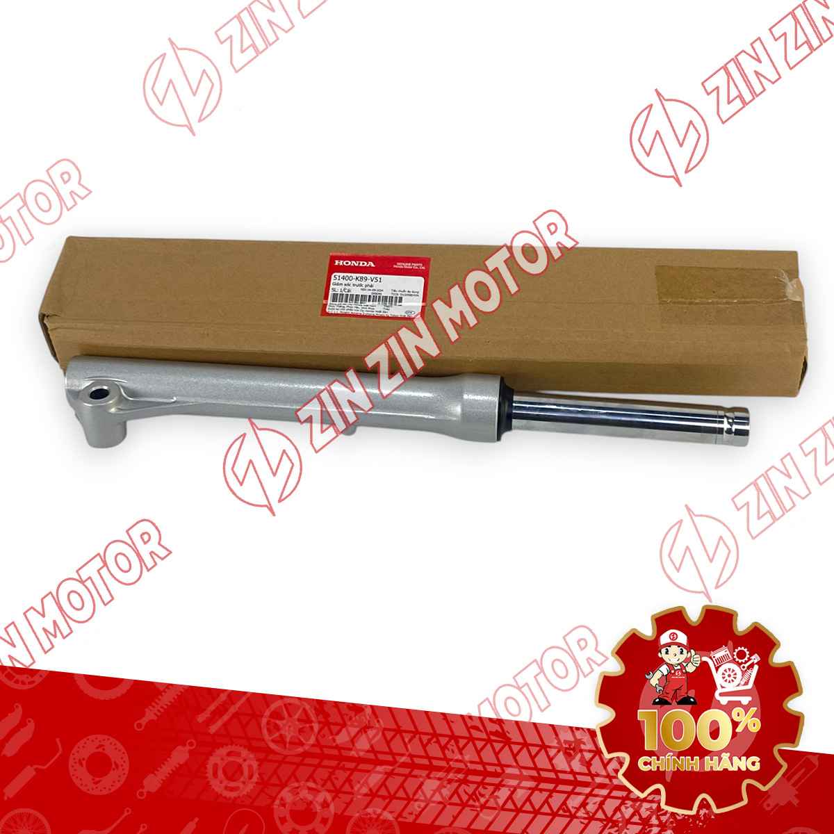 GIẢM XÓC, PHUỘC TRƯỚC PHẢI WAVE ALPHA 2021 2022 2023 51400K89V51 CHÍNH HÃNG