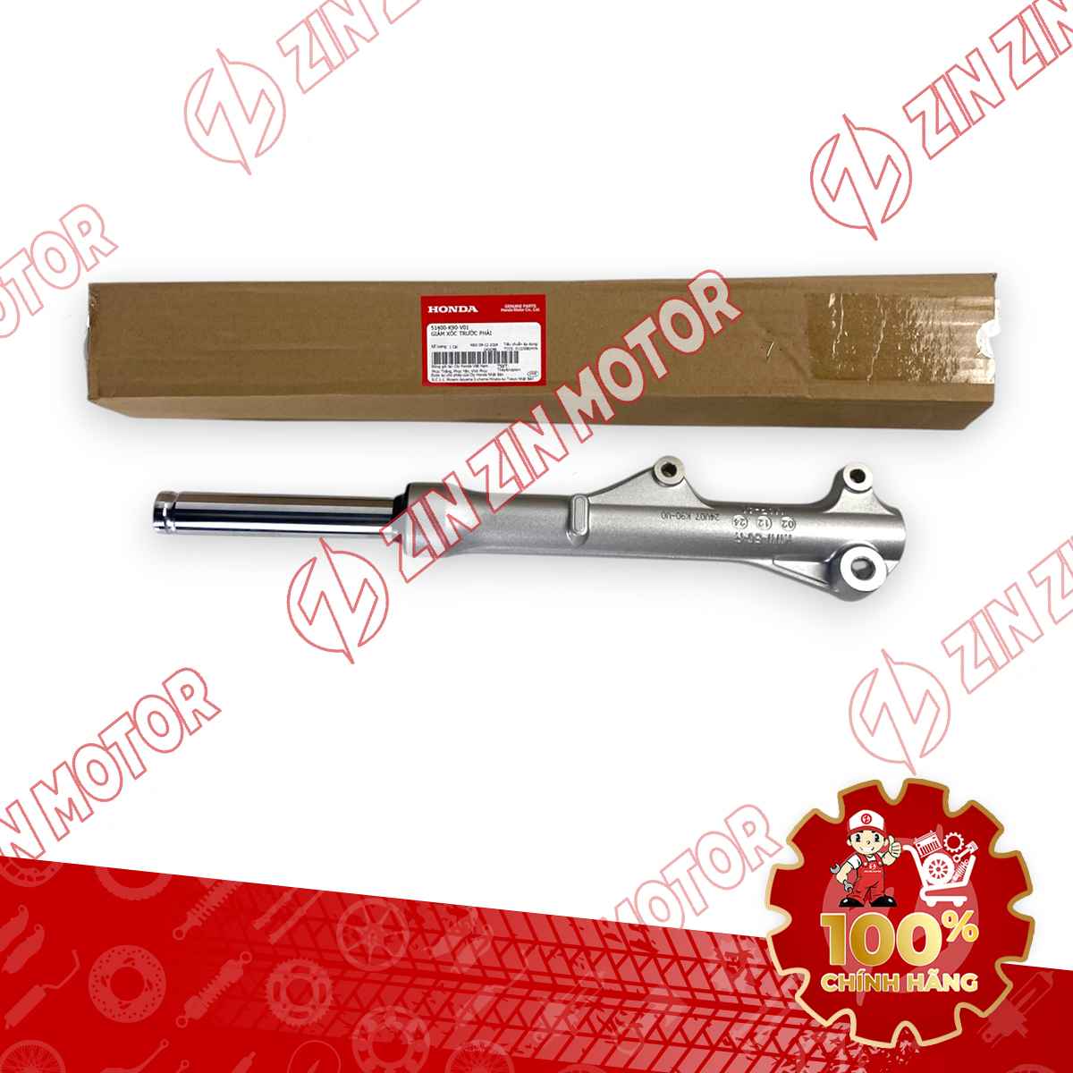 GIẢM XÓC, PHUỘC TRƯỚC PHẢI WAVE RSX 2019 2020 2021 2022 2023 51400K90V01 PHIÊN BẢN PHANH ĐĨA - BẠC CHÍNH HÃNG