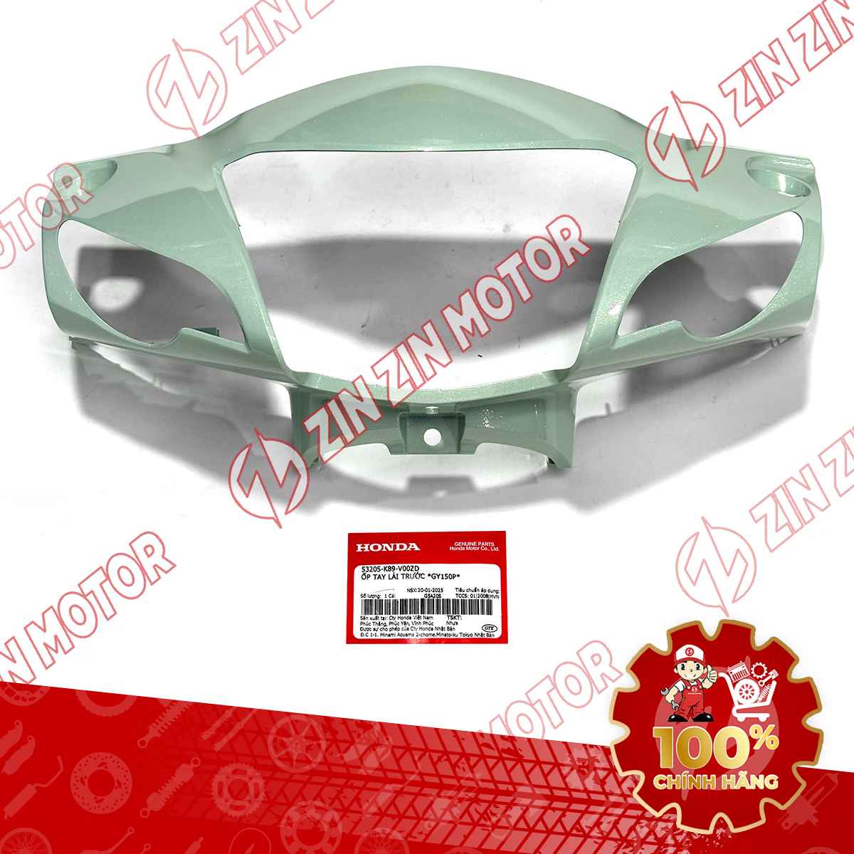 ỐP ĐẦU WAVE ALPHA 2017 2018 2019 2020 2021 2022 2023 XANH CỐM 53205K89V00ZD CHÍNH HÃNG