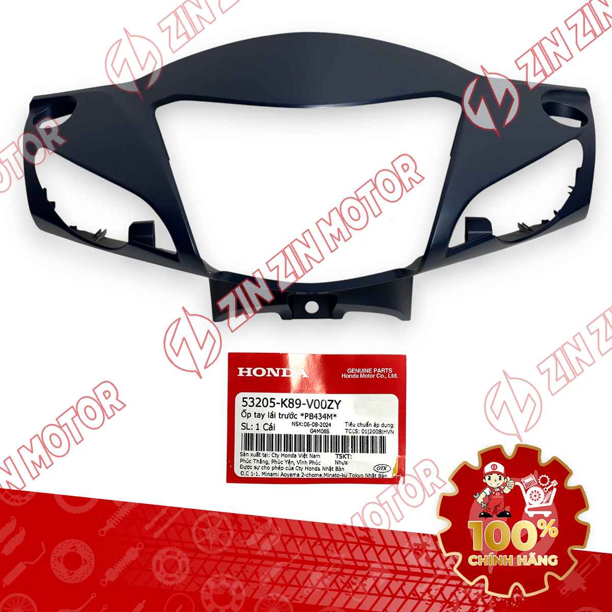 ỐP ĐẦU WAVE ALPHA 2024 2025 XANH 2025 53205K89V00ZY CHÍNH HÃNG