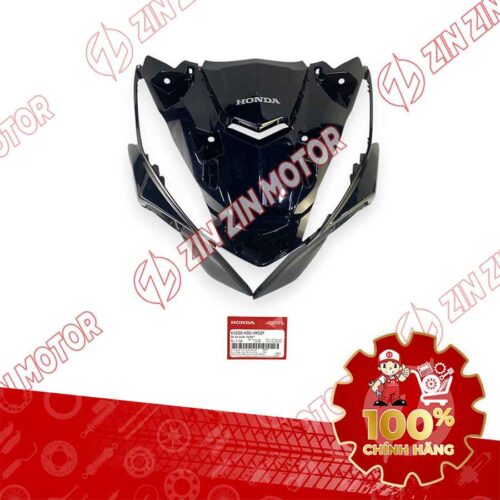 QUÂY MẶT NẠ LỚN TRƯỚC WAVE RSX ĐEN ĐỎ 2023 BÁNH CĂM 64200K90VK0ZF CHÍNH HÃNG