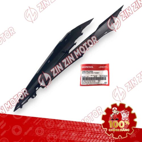 Alternative view of ỐP SƯỜN WAVE RSX 2019 2020 2021 2022 2023 XÁM ĐEN 2021 BÁNH CĂM BÊN PHẢI 64600K90VG0ZA CHÍNH HÃNG