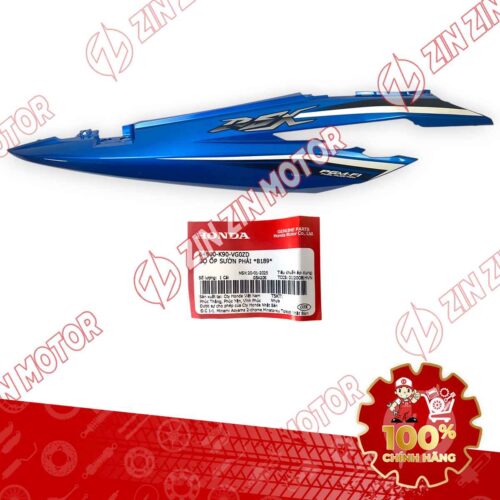 ỐP SƯỜN WAVE RSX 2019 2020 2021 2022 2023 XANH 2021 BÁNH CĂM BÊN PHẢI 64600K90VG0ZD CHÍNH HÃNG