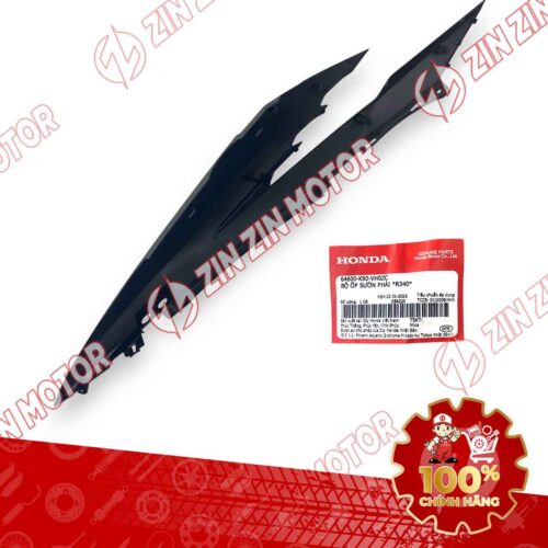 Alternative view of ỐP SƯỜN WAVE RSX 2019 2020 2021 2022 2023 ĐEN ĐỎ 2021 BÁNH MÂM BÊN PHẢI 64600K90VH0ZC CHÍNH HÃNG