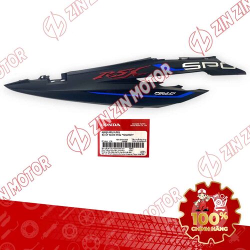 ỐP SƯỜN WAVE RSX 2019 2020 2021 2022 2023 ĐEN XANH ĐẬM 2023 BÊN PHẢI 64600K90VL0ZA CHÍNH HÃNG