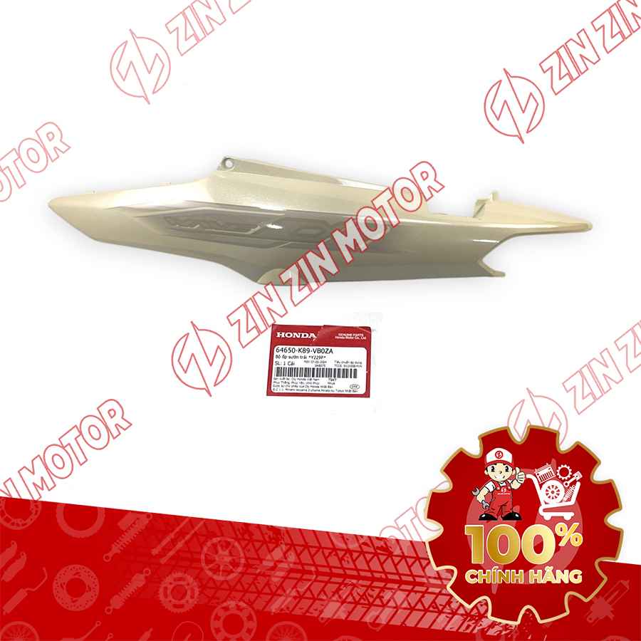 ỐP SƯỜN WAVE ALPHA VÀNG TRẮNG 2024 PHIÊN BẢN CỔ ĐIỂN TRÁI 64650K89VB0ZA CHÍNH HÃNG