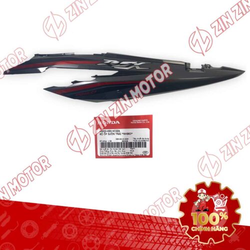 ỐP SƯỜN WAVE RSX 2019 2020 2021 2022 2023 XÁM ĐEN 2019 BÁNH CĂM BÊN TRÁI 64650K90VC0ZA CHÍNH HÃNG