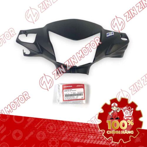 NẮP ỐP TRƯỚC TAY LÁI, ỐP ĐẦU WAVE RSX 2019 2020 2021 2022 2023 ĐEN NHÁM PHANH ĐĨA 53240K90V00ZC CHÍNH HÃNG