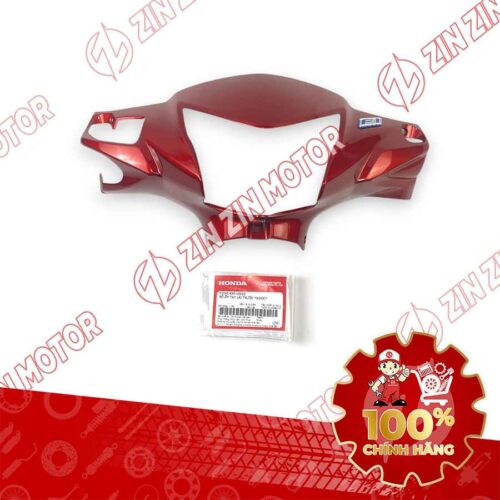 NẮP ỐP TRƯỚC TAY LÁI, ỐP ĐẦU WAVE RSX 2019 2020 2021 2022 2023 ĐỎ R-340C PHANH ĐĨA 53240K90V00ZD CHÍNH HÃNG