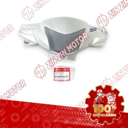 NẮP ỐP TRƯỚC TAY LÁI, ỐP ĐẦU WAVE RSX 2019 2020 2021 2022 2023 TRẮNG 2023 PHANH ĐĨA 53240K90V00ZE CHÍNH HÃNG
