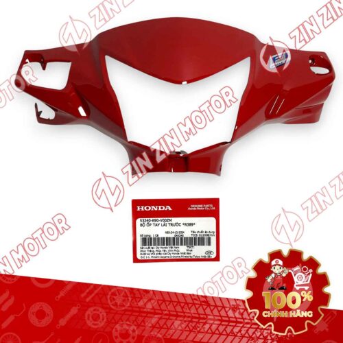 NẮP ỐP TRƯỚC TAY LÁI, ỐP ĐẦU WAVE RSX 2019 2020 2021 2022 2023 ĐỎ 2023 PHANH ĐĨA 53240K90V00ZM CHÍNH HÃNG