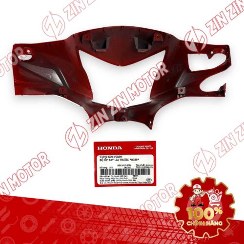 Alternative view of NẮP ỐP TRƯỚC TAY LÁI, ỐP ĐẦU WAVE RSX 2019 2020 2021 2022 2023 ĐỎ 2023 PHANH ĐĨA 53240K90V00ZM CHÍNH HÃNG