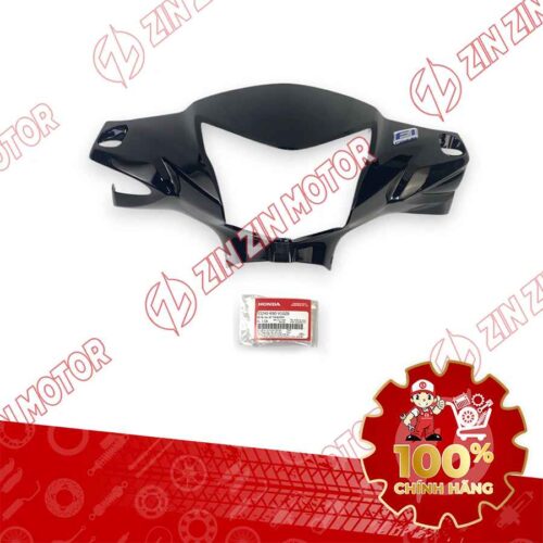 NẮP ỐP TRƯỚC TAY LÁI, ỐP ĐẦU WAVE RSX 2019 2020 2021 2022 2023 ĐEN BÓNG PHANH CƠ 53240K90V10ZB CHÍNH HÃNG