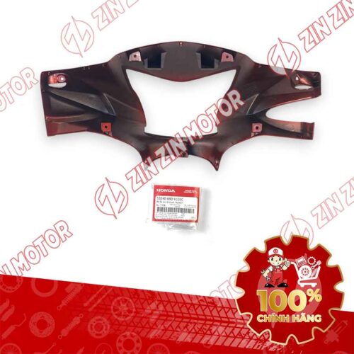 Alternative view of NẮP ỐP TRƯỚC TAY LÁI, ỐP ĐẦU WAVE RSX 2019 2020 2021 2022 2023 ĐỎ R-340C PHANH CƠ 53240K90V10ZC CHÍNH HÃNG