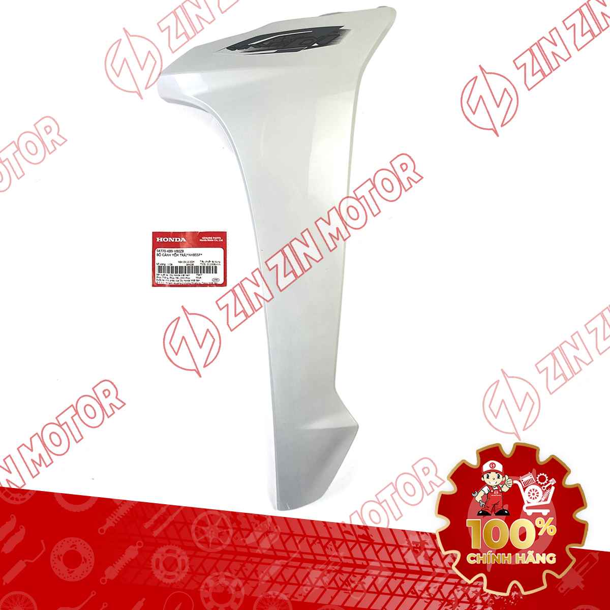CÁNH YẾM WAVE ALPHA TRẮNG XÁM 2024 PHIÊN BẢN CỔ ĐIỂN TRÁI 64770K89VB0ZB CHÍNH HÃNG