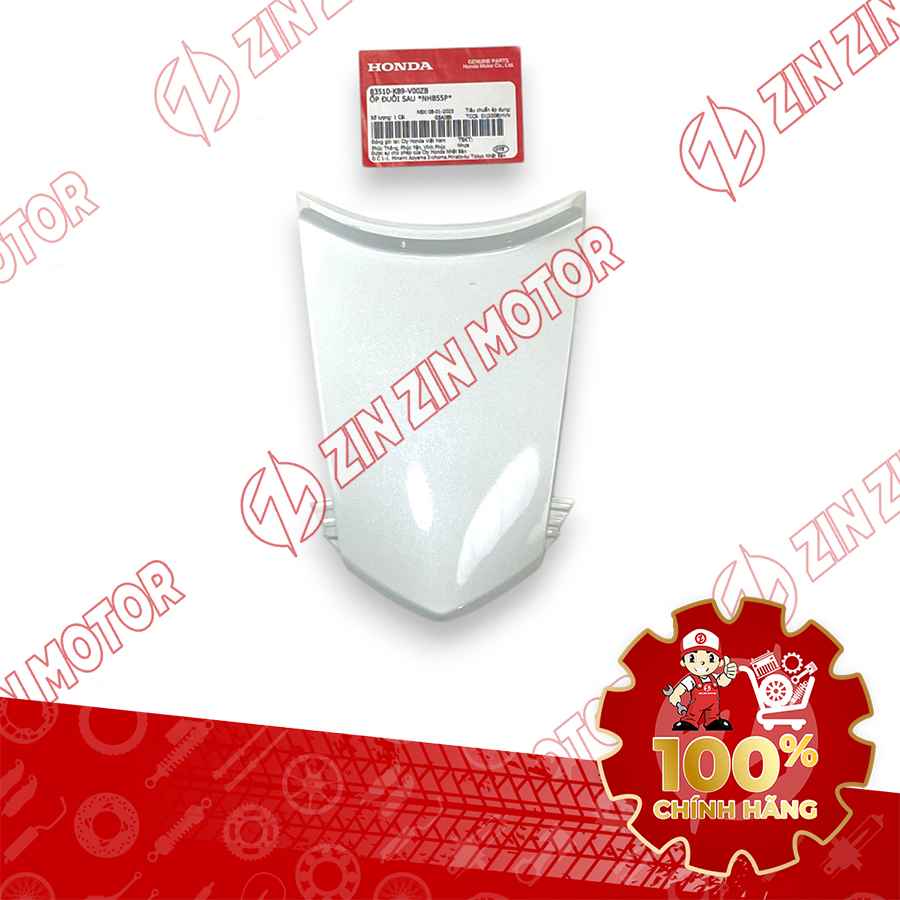 NẮP ỐP ĐUÔI SAU WAVE ALPHA 2017 2018 2019 2020 2021 2022 2023 TRẮNG 83510K89V00ZB CHÍNH HÃNG