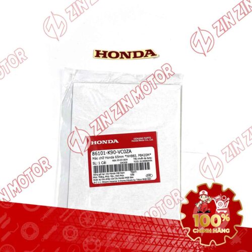 Alternative view of TEM CHỮ HONDA DÁN MẶT NẠ WAVE RSX 2019 2020 65MM PHIÊN BẢN BÁNH MÂM PHANH ĐĨA | WAVE RSX 2021 2022 PHIÊN BẢN BÁNH MÂM THẮNG ĐĨA CHỮ ĐỎ 86101K90VC0ZA CHÍNH HÃNG