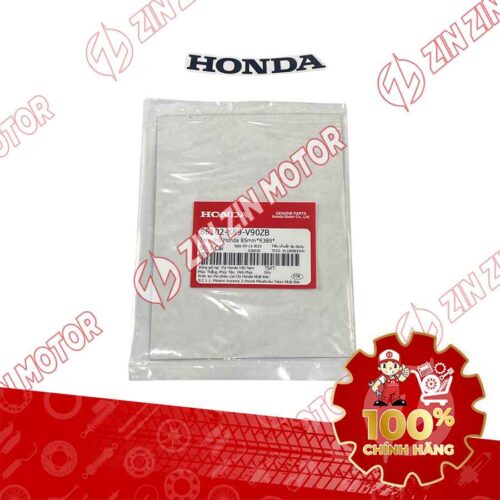 Alternative view of TEM CHỮ HONDA MẶT NẠ WAVE ALPHA 2024 2025 85MM ĐEN NỀN TRẮNG 86102K89V90ZB CHÍNH HÃNG