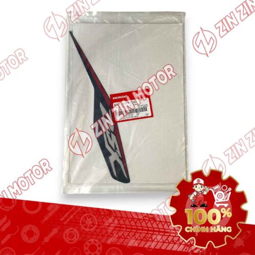 Alternative view of TEM MẶT NẠ CHỮ V TRƯỚC WAVE RSX 2019 2020 PHIÊN BẢN BÁNH MÂM PHANH ĐĨA XE ĐỎ ĐEN 86642K90VC0ZD CHÍNH HÃNG