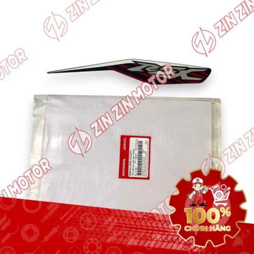 TEM MẶT NẠ CHỮ V TRƯỚC WAVE RSX 2019 2020 PHIÊN BẢN BÁNH CĂM PHANH CƠ/ĐĨA XE ĐỎ 86642K90VC0ZH CHÍNH HÃNG