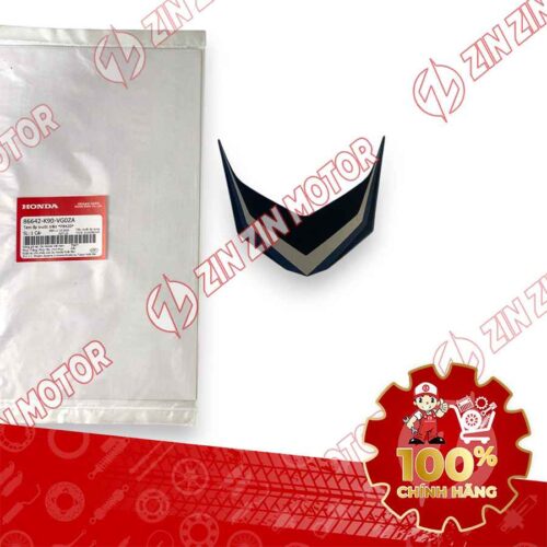 TEM MẶT NẠ CHỮ V TRƯỚC WAVE RSX 2021 2022 PHIÊN BẢN BÁNH MÂM THẮNG ĐĨA XE XANH XÁM 86642K90VG0ZA CHÍNH HÃNG