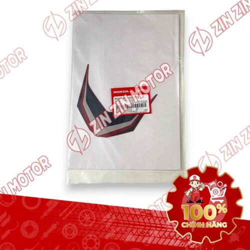 Alternative view of TEM MẶT NẠ CHỮ V TRƯỚC WAVE RSX 2021 2022 PHIÊN BẢN BÁNH MÂM THẮNG ĐĨA XE ĐỎ 86642K90VG0ZC CHÍNH HÃNG