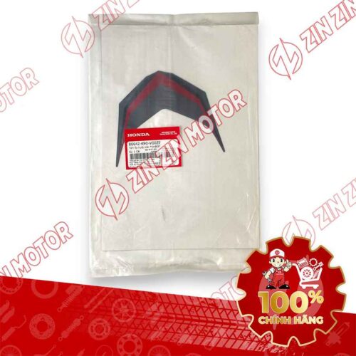 Alternative view of TEM MẶT NẠ CHỮ V TRƯỚC WAVE RSX 2021 2022 PHIÊN BẢN BÁNH CĂM PHANH CƠ/ĐĨA XE XÁM ĐEN 86642K90VG0ZE CHÍNH HÃNG