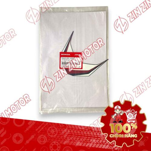 Alternative view of TEM MẶT NẠ CHỮ V TRƯỚC WAVE RSX 2021 2022 PHIÊN BẢN BÁNH CĂM PHANH CƠ/ĐĨA XE TRẮNG 86642K90VG0ZF CHÍNH HÃNG