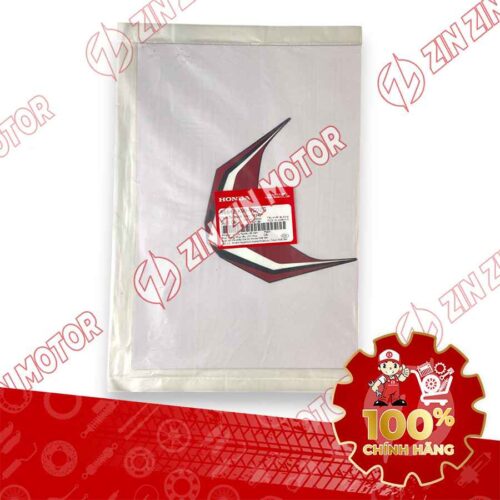 Alternative view of TEM MẶT NẠ CHỮ V TRƯỚC WAVE RSX 2021 2022 PHIÊN BẢN BÁNH CĂM PHANH CƠ/ĐĨA XE ĐỎ 86642K90VG0ZG CHÍNH HÃNG