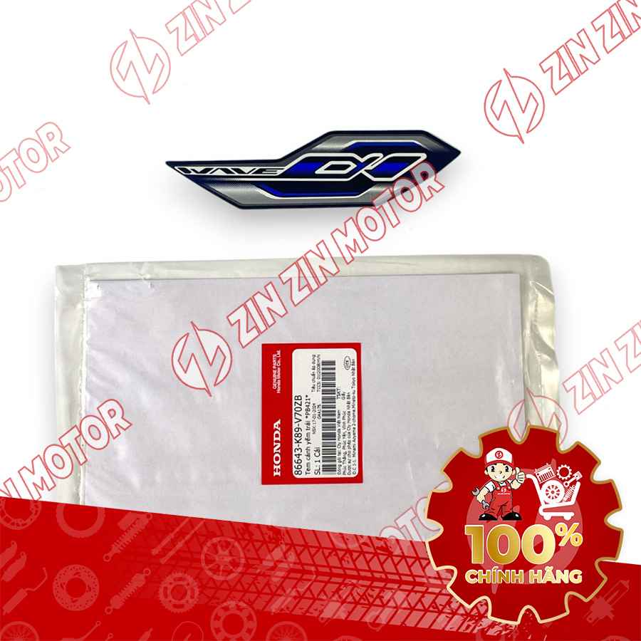 TEM CÁNH YÊM TRÁI WAVE ALPHA XANH ĐẬM 2023 86643K89V70ZB CHÍNH HÃNG