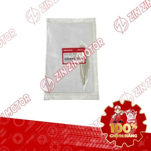 Alternative view of TEM CÁNH YẾM TRÁI WAVE ALPHA 2024 205 XE VÀNG TRẮNG 2024 86643K89VB0ZA CHÍNH HÃNG