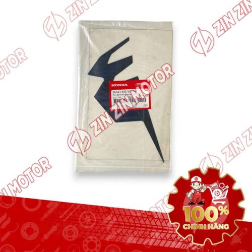 Alternative view of TEM ỐP TRƯỚC WAVE RSX 2019 2020 PHIÊN BẢN BÁNH MÂM PHANH ĐĨA XE XANH XÁM BÊN PHẢI 86643K90VC0ZA CHÍNH HÃNG