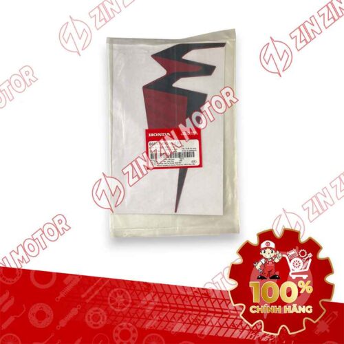Alternative view of TEM ỐP TRƯỚC WAVE RSX 2019 2020 PHIÊN BẢN BÁNH MÂM PHANH ĐĨA XE ĐỎ ĐEN BÊN PHẢI 86643K90VC0ZD CHÍNH HÃNG