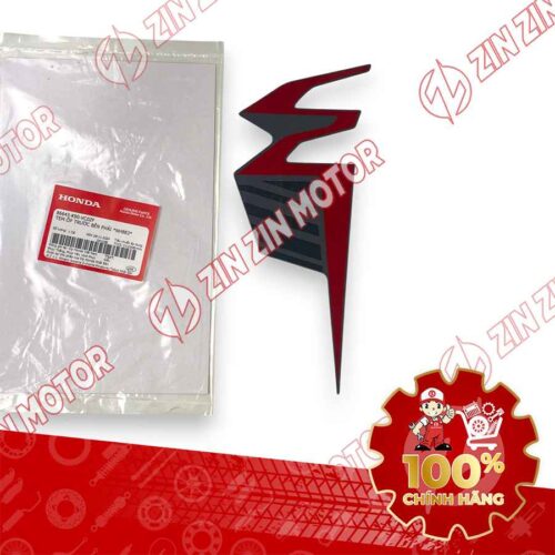 TEM ỐP TRƯỚC WAVE RSX 2019 2020 PHIÊN BẢN BÁNH CĂM PHANH CƠ/ĐĨA XE XÁM ĐEN BÊN PHẢI 86643K90VC0ZF CHÍNH HÃNG